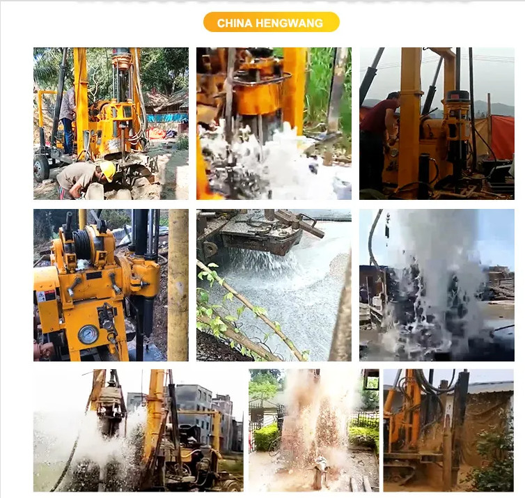 High Speed St 400 Mini Borehole Drilling Machine Customized Blue Color