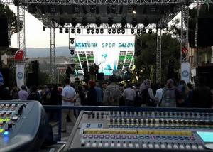 Quality Exterior Waterproof Stage LED Screen 500*500mm Cabinet Size Easy Installation wholesale