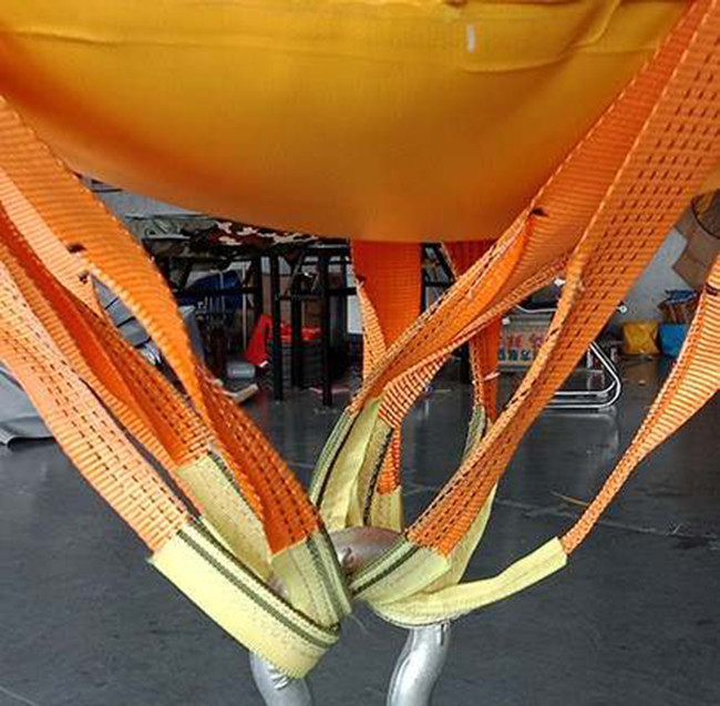 Shipwreck PVC Underwater Salvage Air Lift Bags Enclosed / Open Bottom Type