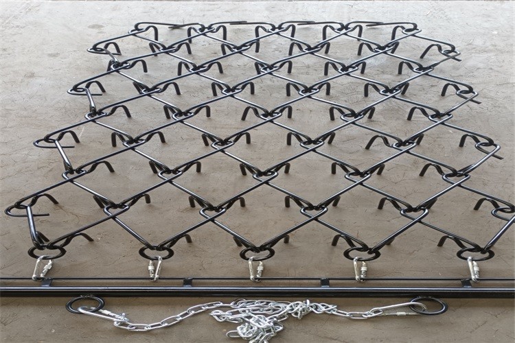 Blue Heavy Duty Drag Chain Harrow Galvanized Utv Harrow Drag