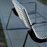 Modern Street Furnitures EN840 1520mm Patio Garden Bench