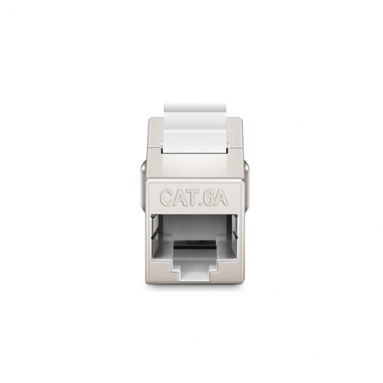 Exact Cables Cat6A Shielded Network Cable Extender Dual-Way Connector Keystone Adapter
