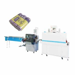 Quality 380V Heat Shrink Packing Machine Automatic 15KW Garbage Wrapping Machine wholesale