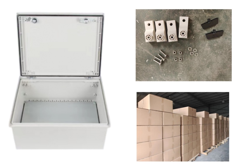 IK08 FTTH/FTTX Fiber Optic Equipment IP66 Outdoor Waterproof Electric Light Weight SMC Junction Box