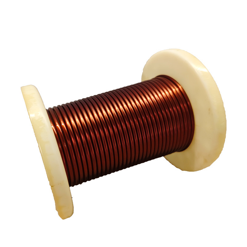 0.08mm - 3.20mm Polyester Enameled Copper Wire Non Weldable Thermal Class 155