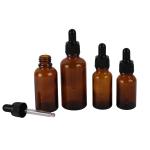 15ml 20ml 30ml 50ml 100ml Cosmetic Dropper Bottle Thick Dark Amber Glass