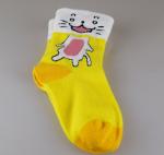 Cotton Knitting Kids Colorful Socks With Jacquard / Embroidery / Printing Logo