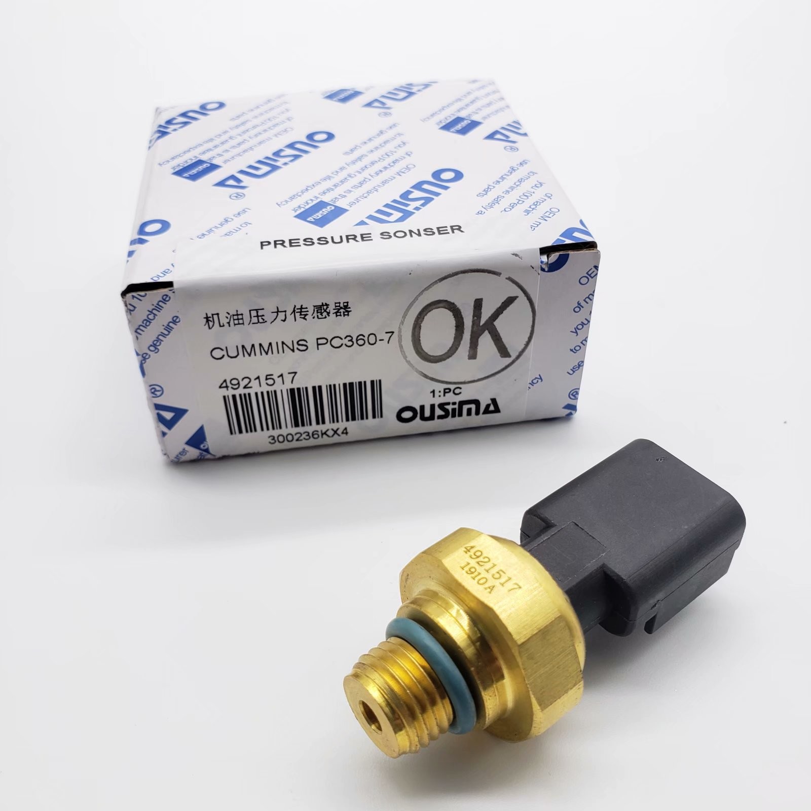 OUSIMSA 4921517 Engine Oil Pressure Sensor For Cummins Excavator PC360-7