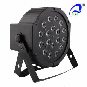 Quality Plastic Body Light Weight Slim LED Par Lamps 18PCS 1W Par 64 Cans For Stage Lighting wholesale