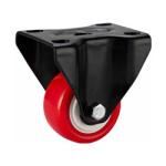 light duty 2" rigid PU caster, 2.5 inch, 3 inch PU castor, double ball bearing