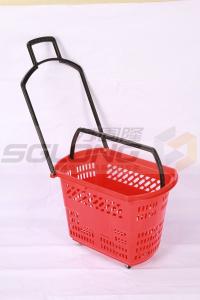 Quality 45L Durable Supermarket Shopping Baskets HDPP Marerial 600 X 390 X 400 mm wholesale