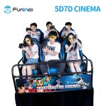Amusement 8.0kw 80pcs 7D 5D Cinema Simulator With 8 9 12 Seats