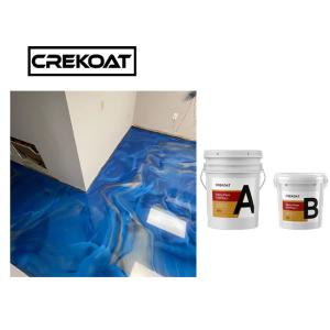Quality Clear Pure Epoxy Resin Metallic Floor Paint Heat Resistant wholesale