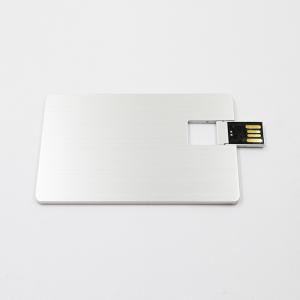 Quality 32GB 64GB Metal credit card style usb drive UDP flash 2.0 80MB/S wholesale