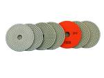 4 Inch Wet and Dry 3 Steps Flexible Polishing Pad Granite and Marble Stone