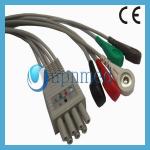 Mindray Telemetry 3 lead ecg cable with snap