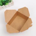 Folding Takeaway Food Boxes Environmental Protection Various Size Available