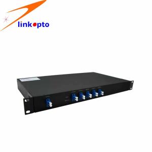 Quality 1270 - 1610nm CWDM Mux Demux 5 Channel 1RU Rackmount Type Low Insertion Loss wholesale