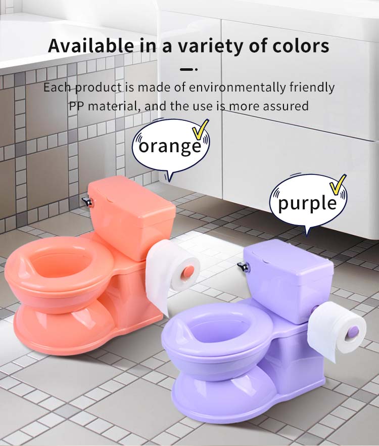 Custom Logo Baby Potty Toilet EN-71 Certified Purple Training Potty for Babies