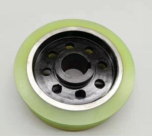 Quality Escalator Handrail Drive Friction Wheel 135 X 36 PU / Rubber Tire wholesale