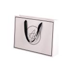 Ribbon Handle Paper Packaging Bags for Clothing White Art Paper Offset Printing