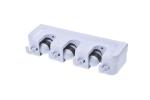 Broom Holder Wall Mount Organizer Commercial Microfiber Mop 28.5x10x6.6cm