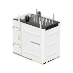 LPJG17577A47NL 1000 Base-T 2x1 Port RJ45 Magnetic Modular Jacks Yellow&Green