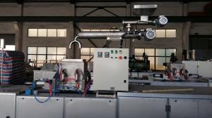 Quality SS304 23kw Double Heads Chocolate Pouring Machine wholesale