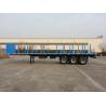 Buy cheap 45T Payload 40ft 3 Drum Axles Side Pillars Semi Flatbed Truck Trailer from wholesalers