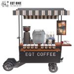 SS Tabletop Business Scooter Coffee Bike Cart 300KG Load