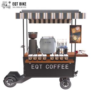 Quality SS Tabletop Business Scooter Coffee Bike Cart 300KG Load wholesale