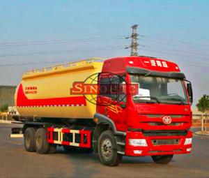 Quality 25 - 35 Cubic Meters Cement Transport Truck , 6X4 / 8x4 Bulk Tank Truck wholesale