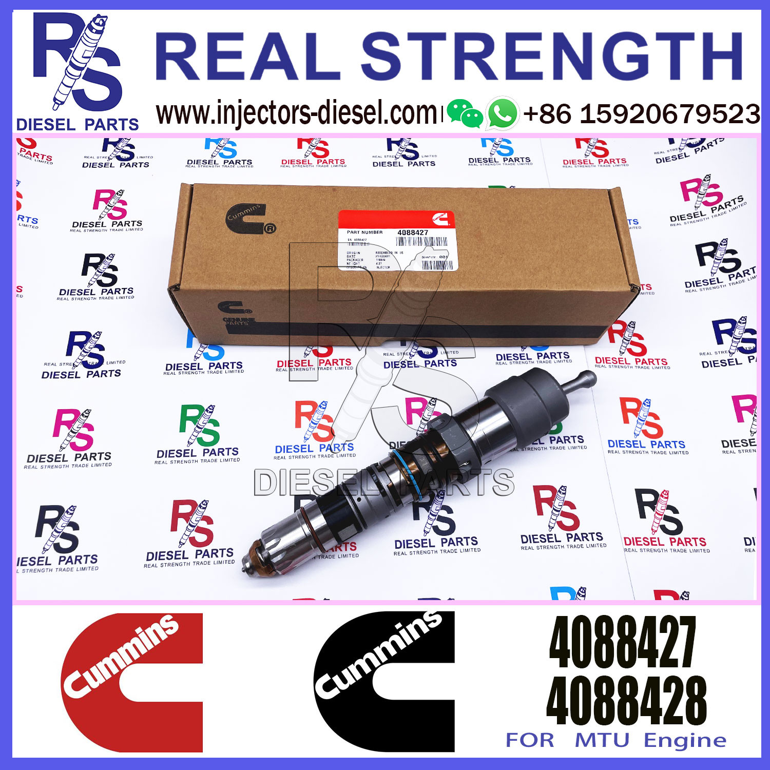 Diesel Common Rail Fuel Injector 4088416 4087893 4001813 4088428 4088427 4326781 4326780