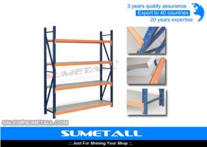 Quality Durable Light Duty Metal Industrial Shelving , Metal Storage Racks For Household Storage wholesale