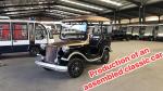 5 Seats 5Kw Electric Mini Classic Vintage Car Golf Cart Street Legal Antique