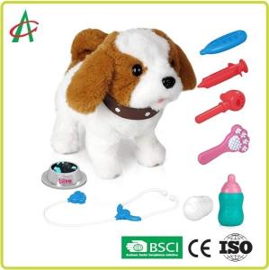 Quality 9.8'' Interactive Stuffed Puppy Walking barking singing wholesale