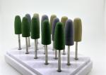 Dental 2.35mm Silicone Rubber Wheels Adjusting Diamond Acrylic Burs For Dentures