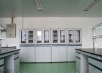 Lab Durable Reagent Storage Cabinet Grey / Blue Modern Adjustable