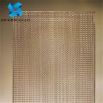 Decoration Laminated Wired Glass , Custom Acid Etched Toughened Glass