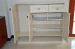White Livingroom Aluminum Storage Cabinet Furniture Aluminum Shoe Cabinet