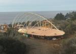 hot-dip galvanized steel Water Resistant Membrane Fabric Glamping Cocoon