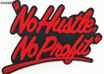 Commercial Slogan Letterman Patches Lightweight Good Washing Resistance