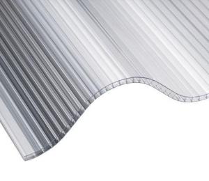 Quality Awning PC Roofing Panels 100% Virgin Bayer Material 12%-95% Light Transmission wholesale