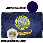 State of Idaho Flag 3x5 ft Outdoor Dupont Heavy duty Nylon US Flags Brass