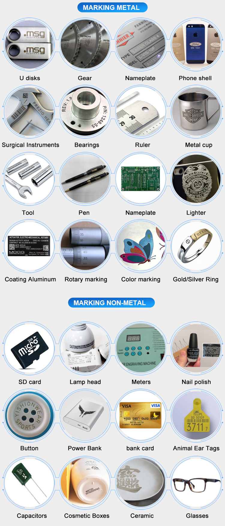 220V 50HZ 50W Fiber Laser Marking Machine Auto Lift And JPT Source