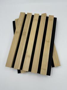 Quality Natural Bamboo Wood Akupanel Sound Absorption Interior Acoustic Wood Wall Panels wholesale
