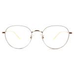 FM2571 Stainless Optical Eyeglasses Frames , Unisex Full Rim Round Frame