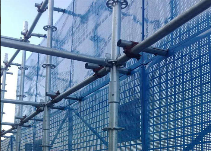 Perforated Construction Site Screens 1.5*2m Self Climbing Scaffold System