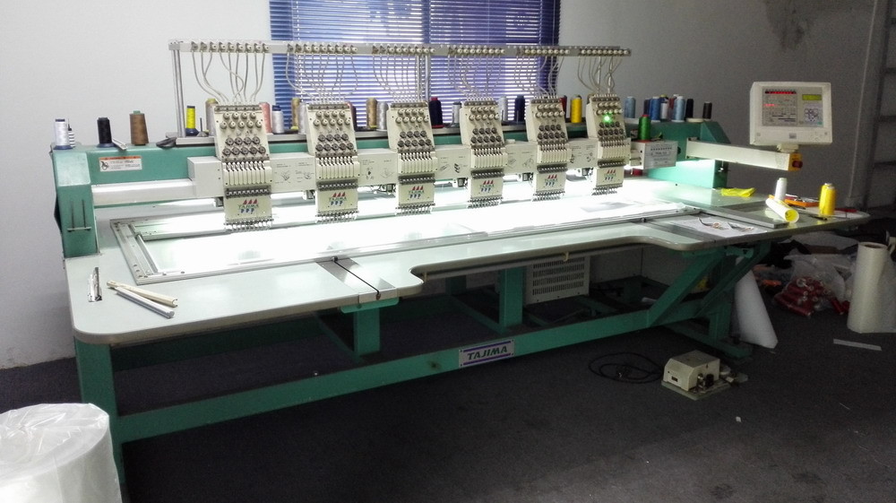 Second Hand Computerised Embroidery Machine 6 Heads 9 Needles TFGN-906