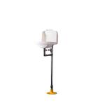 Standard Version Vertical Eyewash Station With White Linkage Flip Flop